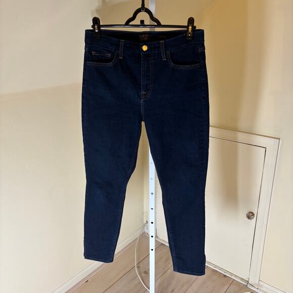 Jen7 by Seven for all Mankind EUC Women's Dark Wash Ankle Skinny Jeans Size 10 - Picture 1 of 8
